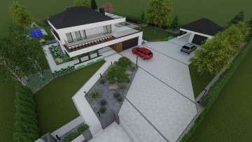 Projektowanie kostki brukowej i ogrodów mazowieckie - Geometryczne ogrody