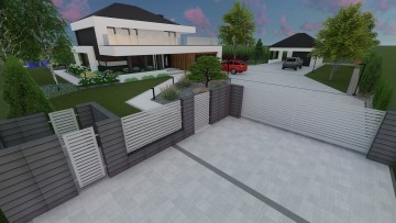 Projektowanie kostki brukowej i ogrodów mazowieckie - Geometryczne ogrody