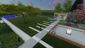 Projektowanie kostki brukowej i ogrodów mazowieckie - Geometryczne ogrody