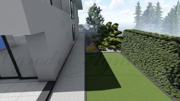 Nowoczesny ogród w minimalistycznym stylu