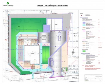 Projektowanie kostki brukowej i ogrodów mazowieckie - Projekt ogrodzenia, nawierzchni i zieleni przy domu jednorodzinnym