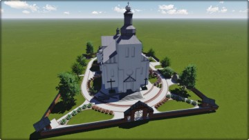 Projektowanie ogrodów Lublin  - Zagospodarowanie terenu przy kościele