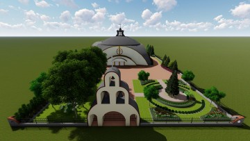 Projektowanie kostki brukowej i ogrodów Stalowa Wola. Zagospodarowanie terenu przy kościele w Stalowej Woli